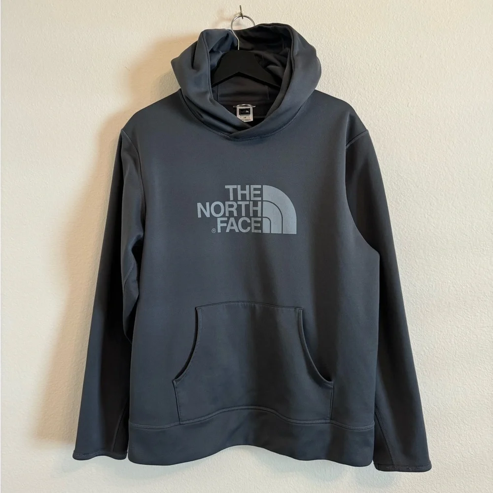 The north face men’s Hoodie Sweatshirt Sweater Large gray